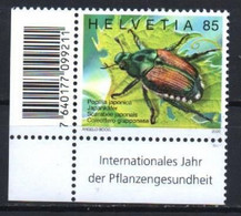 Switzerland  2020. Japankäfer (Popillia Japonica) Japanese Beetle. Fauna. Insects. MNH - Nuevos