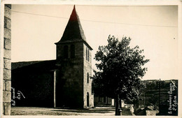 Le Chambon Sur Lignon * Carte Photo * La Place De L'église Du Village - Le Chambon-sur-Lignon