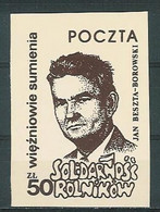 Poland SOLIDARITY (S033): Farmers Post Jan Baszta-Borowski - Viñetas Solidarnosc