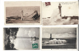 Lot De 10 Cartes Postales Représentant Des Phares - - Lighthouses