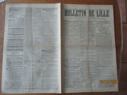 BULLETIN DE LILLE DU DIMANCHE 19 AOÛT 1917 N°289 PUBLIE SOUS LE CONTRÔLE DE L'AUTORITE ALLEMANDE FEUILLE DOUBLE - Français