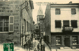 St Didier La Séauve * La Rue De L'église Du Village * établissement économique Du Casino De St étienne * Succursale 212 - Andere & Zonder Classificatie