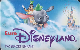 FRANCE  -  Euro DisneyLAND  - DUMBO  -  Enfant - Disney Passports