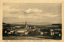 St Paulien * Vue Générale Du Village Et Les Cévennes - Andere & Zonder Classificatie