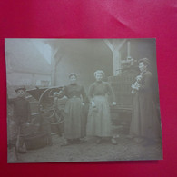 CARTE PHOTO PRESSOIR DEHAN PHOTO PECQUEUSE LIEU A IDENTIFIER - Mestieri