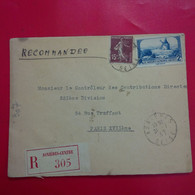 LETTRE RECOMMANDE ASNIERES CENTRE - Lettres & Documents