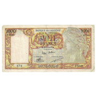 Billet, Algeria, 1000 Francs, 1953, 1953-01-19, KM:104, TTB - Algérie