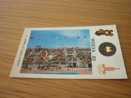 High Jump Moscow 1980 Olympic Games Old Greek Trading Card - Trading-Karten