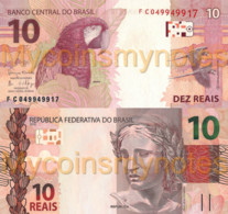 BRAZIL, 10 REAIS, 2017, Prefix FC, P-New (Not Yet In Catalog), New Signature, UNC - Brésil