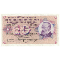 Billet, Suisse, 10 Franken, 1961, 1961-10-26, KM:45g, TTB - Suisse