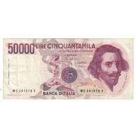 Billet, Italie, 50,000 Lire, 1984, 1984-02-06, KM:113a, TTB - 50.000 Lire