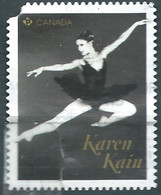 CANADA 2021 BALLET KAREN KAIN USED BROKEN SC 3289B YT 3758 - Usati