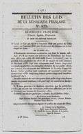 Bulletin Des Lois 425 1851 Afa (Affà) Nouvelle Commune Corse (Valle-Mezzana, Bocognano...)/Monthou-sur-Cher/Lyon - Decreti & Leggi