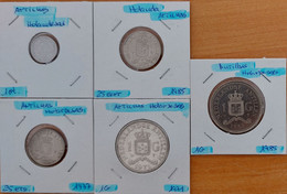 Netherland Antilles - 5 Coins (very Good Condition, As UNC) - Netherlands Antilles