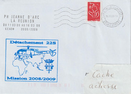 13961 La JEANNE D'ARC à L'île De La RÉUNION En 2009 - Poste Navale