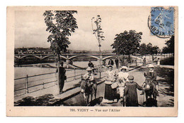 Carte Postale Ancienne - Circulé - Dép. 03 - VICHY - Vue Sur L' ALLIER - Vichy