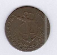 1/2 Penny, 1797, Payable At Portsmooth - Sonstige & Ohne Zuordnung