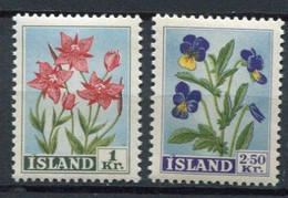 Island Iceland Mi# 323-4 Postfrisch/MNH - Flora Flowers - Nuevos