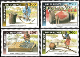 1022/1025** - Instruments De Musique / Muziekinstrumenten / Musikinstrumente / Musical Instruments - BURUNDI - Ungebraucht