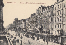 Postkaart-Carte Postale - BRUXELLES - Grand Hôtel Et Boulevard Anspach - Tram (B387) - Brussel (Stad)