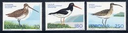 FAROE IS. 1977 Wading Birds MNH / **.  Michel 28-30 - Féroé (Iles)