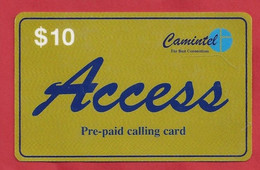 KH.- CAMBODJA. CAMBODIA. CAMINTEL. ACCESS. PRE-PAID. CALLING CARD $10. - Cambodja