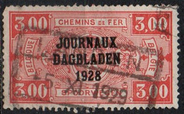 Belgio, 1928 - 3fr Numeral, Overprinted - Nr.P11 Usato° - Giornali [JO]