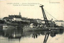 Chalon Sur Saône * Les Chantiers Schneider Et Compagnie * Un Torpilleur De 1ère Classe De 26 Noeuds * Bateau Guerre - Chalon Sur Saone