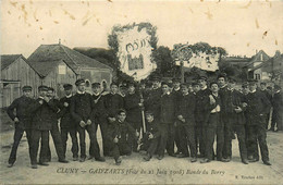 Cluny * Gad'zarts * La Bande Du Berry * Fête Du 21 Juin 1908 * Groupe Conscrits ? - Cluny