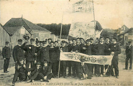 Cluny * Gad'zarts * La Bande De La Nièvre * Fête Du 21 Juin 1908 * Groupe Conscrits ? - Cluny
