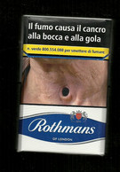 Tabacco Pacchetto Di Sigarette Italia - Rothmans Blu 2017 N.1 Da 20 Pezzi - Vuoto - Etuis à Cigarettes Vides