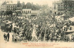 Autun * Les Courses De Taureaux Des 4 Et 5 Juin 1911 * Défilés Des Matadors Et De La Cuadrille * Fête Corrida Manade - Autun