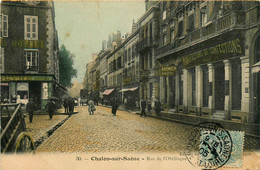 Chalon Sur Saône * La Rue De L'obélisque * Manufacture De Confections ROYET Et Fils - Chalon Sur Saone