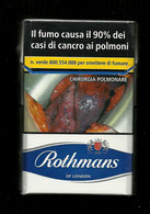 Tabacco Pacchetto Di Sigarette Italia - Rothmans Blu 2017 N.2 Da 20 Pezzi - Vuoto - Etuis à Cigarettes Vides