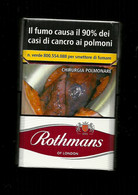 Tabacco Pacchetto Di Sigarette Italia - Rothmans Red 2017 N.1 Da 20 Pezzi - Vuoto - Etuis à Cigarettes Vides