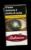 Tabacco Pacchetto Di Sigarette Italia - Rothmans Red 2017 N.2 Da 20 Pezzi - Vuoto - Etuis à Cigarettes Vides