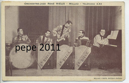 CPA 12 MILLAU Orchestre Jazz RENE RIEUX Peu Commune - Musik Und Musikanten