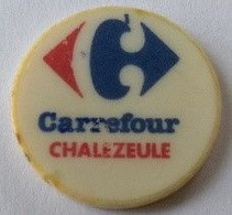 Jeton De Caddie - Carrefour - CHALEZEULE - En Plastique - Jetons De Caddies