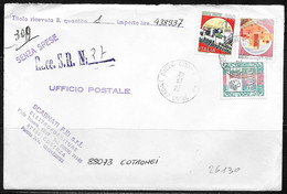 Italia/Italy/Italie: Raccomandata, Registered, Recommandè - 1991-00: Storia Postale