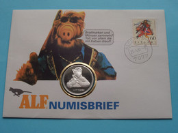 ALF Numisbrief ( See / Zie / Voir Photo ) 1989 Alien Productions ( Stamp Deutsches Bundespost > 1991) ! - Altri & Non Classificati