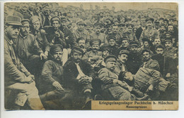 CPA Militaria 1914/1919 KRIEGSGEFANGEN LAGER PUCHHEIM B MUNCHEN - Massengruppe 1917 Prisonniers De Guerre - Weltkrieg 1914-18