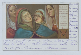 63806 Cartolina - Affresco Bernardino Luini - Lega Eucaristica - VG 1902 - Eglises Et Couvents
