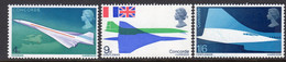 Great Britain GB 1969 1st Flight Of Concorde Aeroplane Set Of 3, MNH, SG 784/6 - Ongebruikt