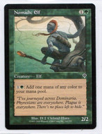 MAGIC The GATHERING  "Nomadic Elf"---INVASION (MTG--115-2) - Autres & Non Classés