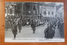 Ixelles Elsene Stoet Cortege 1910 - 3 X Stuks /pc - Elsene - Ixelles