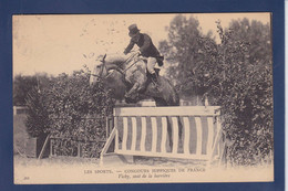 CPA Cheval Horse Circulé Concours Hippique Vichy - Horses