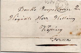 SUEDE 1/5/1834 MARIESTAD-SZERNA - ... - 1855 Préphilatélie
