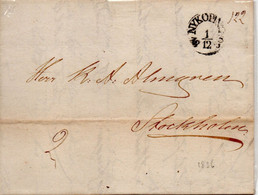 SUEDE 1836 - ... - 1855 Prephilately