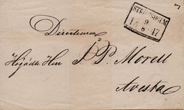 SUEDE 9/8/1847 - ... - 1855 Préphilatélie