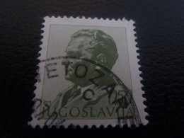 Josip Broz Tito (1892-1980) Maréchal - Val 0.50 - Vert - Oblitéré - Année 1970 - - Used Stamps